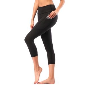 Hofi High Waist Capri Yoga Pants With Side Pockets & Inner Pocket-4 colors